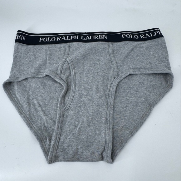 Polo by Ralph Lauren Heather Gray Briefs - Picture 1 of 6